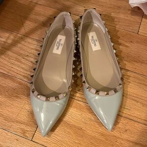 Valentino Garavani Patent Rockstud Ballerina Flats 37 (7)
